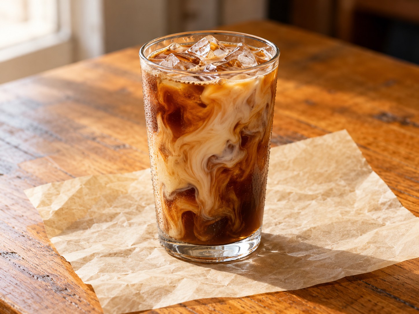 Illustrative iced coffee