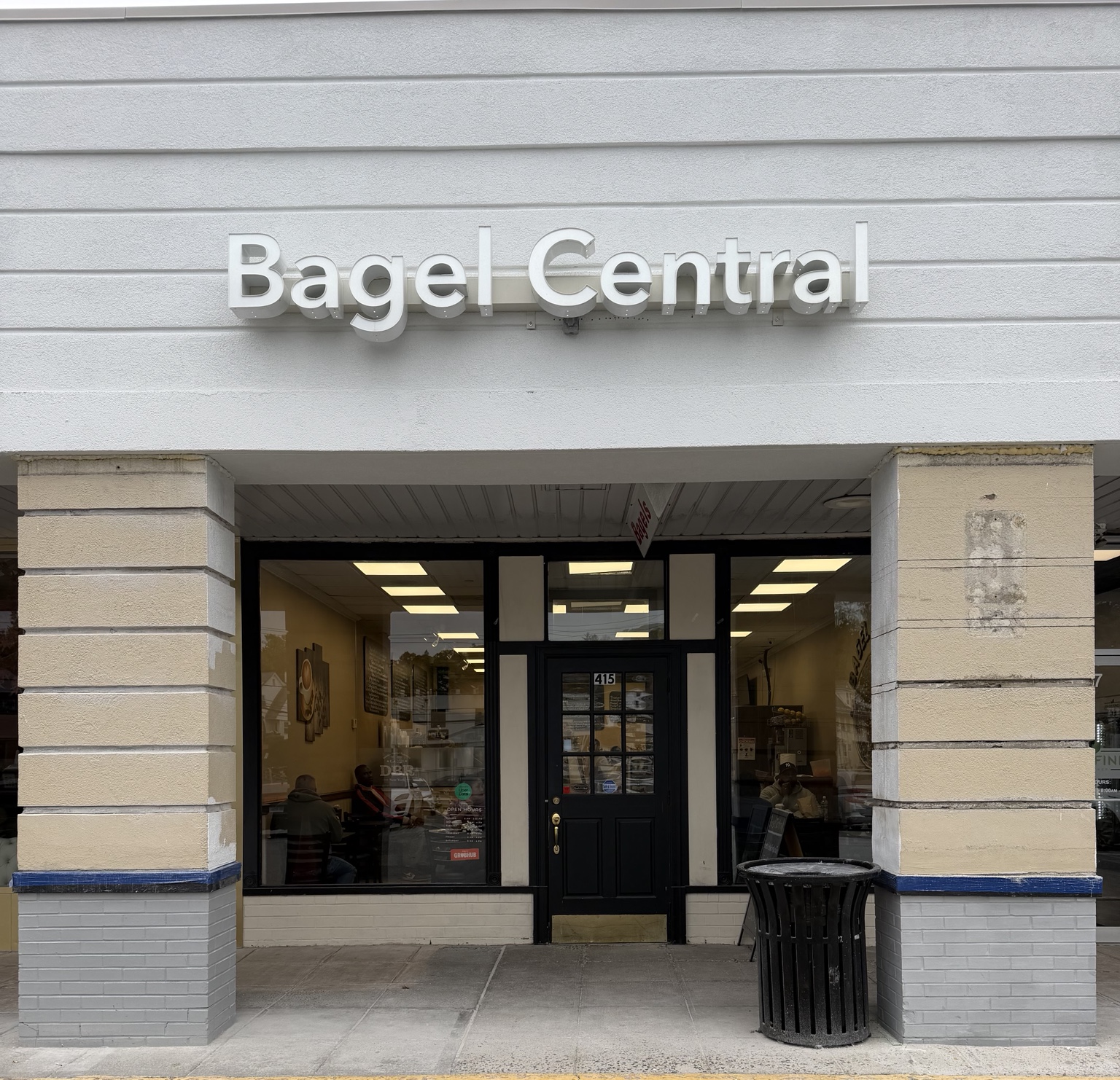 Bagel Central storefront at 415 N Central Avenue in Hartsdale